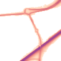 Night-time road noise heatmap for RG21 3AN
