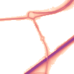Night-time road noise heatmap for RG21 3AS