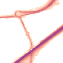 Night-time road noise heatmap for RG21 3BB
