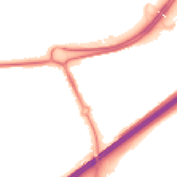 Night-time road noise heatmap for RG21 3BG