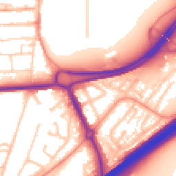 Daytime road noise heatmap for RG21 3BJ