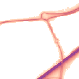 Night-time road noise heatmap for RG21 3BP