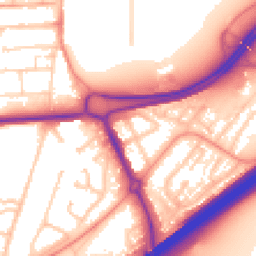 Daytime road noise heatmap for RG21 3BQ