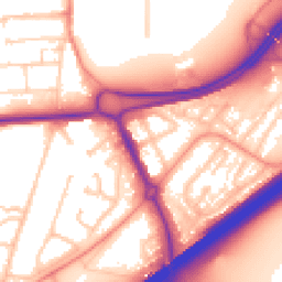 Daytime road noise heatmap for RG21 3BW