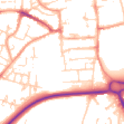 Daytime road noise heatmap for RG21 3DH
