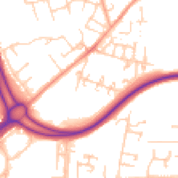 Daytime road noise heatmap for RG21 3LS