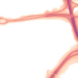 Night-time road noise heatmap for RG21 4DF