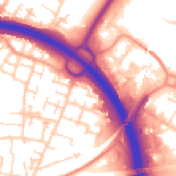 Daytime road noise heatmap for RG21 4JH