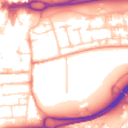Daytime road noise heatmap for RG21 4LB