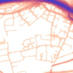 Daytime road noise heatmap for RG21 5AF
