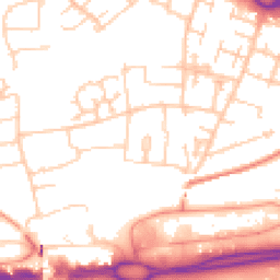 Daytime road noise heatmap for RG21 5HR
