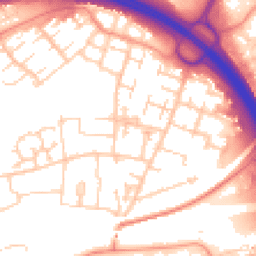 Daytime road noise heatmap for RG21 5LR