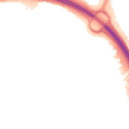 Night-time road noise heatmap for RG21 5LR