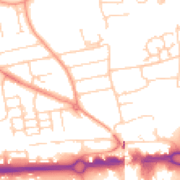 Daytime road noise heatmap for RG21 5NP