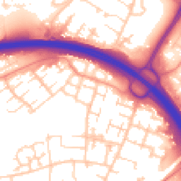 Daytime road noise heatmap for RG21 5RH