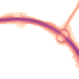 Night-time road noise heatmap for RG21 5RH