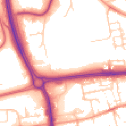 Daytime road noise heatmap for RG21 6YR