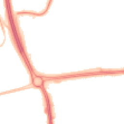 Night-time road noise heatmap for RG21 6YR