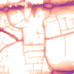 Daytime road noise heatmap for RG21 7AT