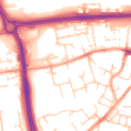 Daytime road noise heatmap for RG21 8FP
