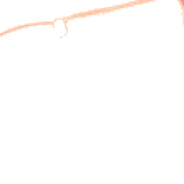Night-time road noise heatmap for RG22 6US