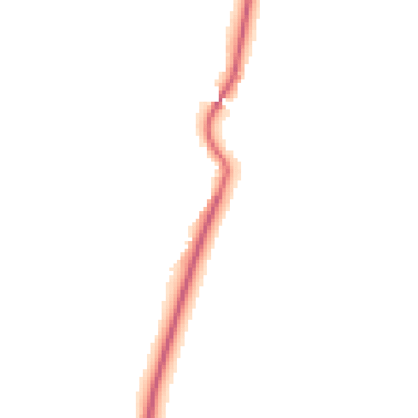 Night-time road noise heatmap for RG24 9LA
