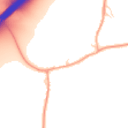 Daytime road noise heatmap for RG25 2AH