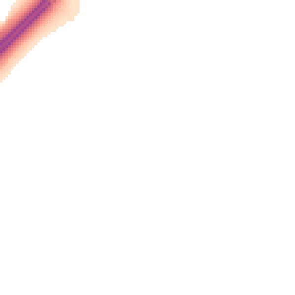 Night-time road noise heatmap for RG25 2AN