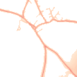 Daytime road noise heatmap for RG25 2BE