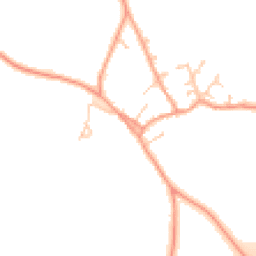 Daytime road noise heatmap for RG25 2BG