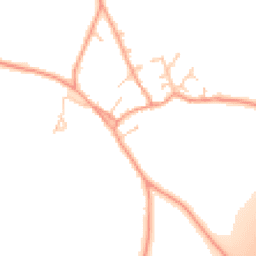 Daytime road noise heatmap for RG25 2BH