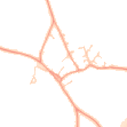 Daytime road noise heatmap for RG25 2BJ