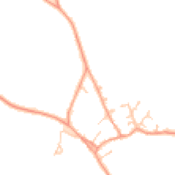 Daytime road noise heatmap for RG25 2BN