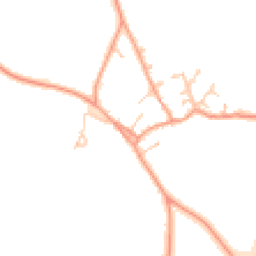 Daytime road noise heatmap for RG25 2BQ