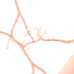 Daytime road noise heatmap for RG25 2BW