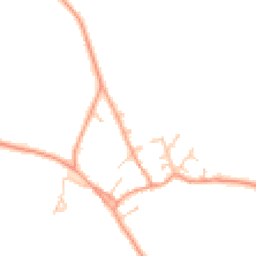Daytime road noise heatmap for RG25 2BY