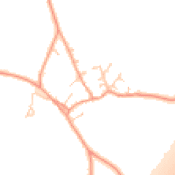 Daytime road noise heatmap for RG25 2BZ