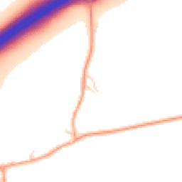 Daytime road noise heatmap for RG25 2DL