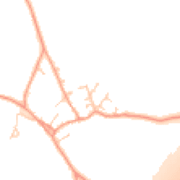 Daytime road noise heatmap for RG25 2DQ