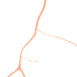 Daytime road noise heatmap for RG25 2DW