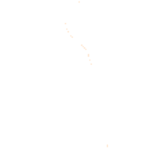 Night-time road noise heatmap for RG25 2EB