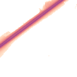 Night-time road noise heatmap for RG25 2FQ