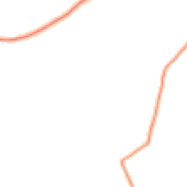 Daytime road noise heatmap for RG25 2HE