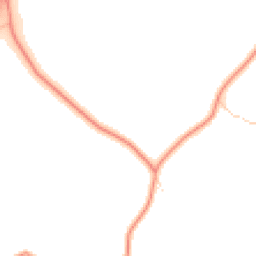 Daytime road noise heatmap for RG25 2HY