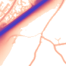 Daytime road noise heatmap for RG25 2JF
