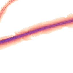 Night-time road noise heatmap for RG25 2LS
