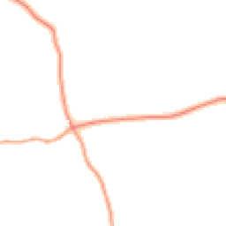 Daytime road noise heatmap for RG25 2LY
