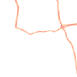 Daytime road noise heatmap for RG25 2NB