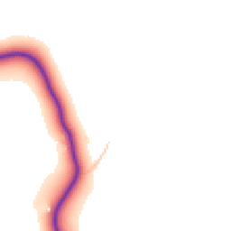 Daytime road noise heatmap for RG25 2NE