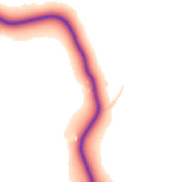 Daytime road noise heatmap for RG25 2NF